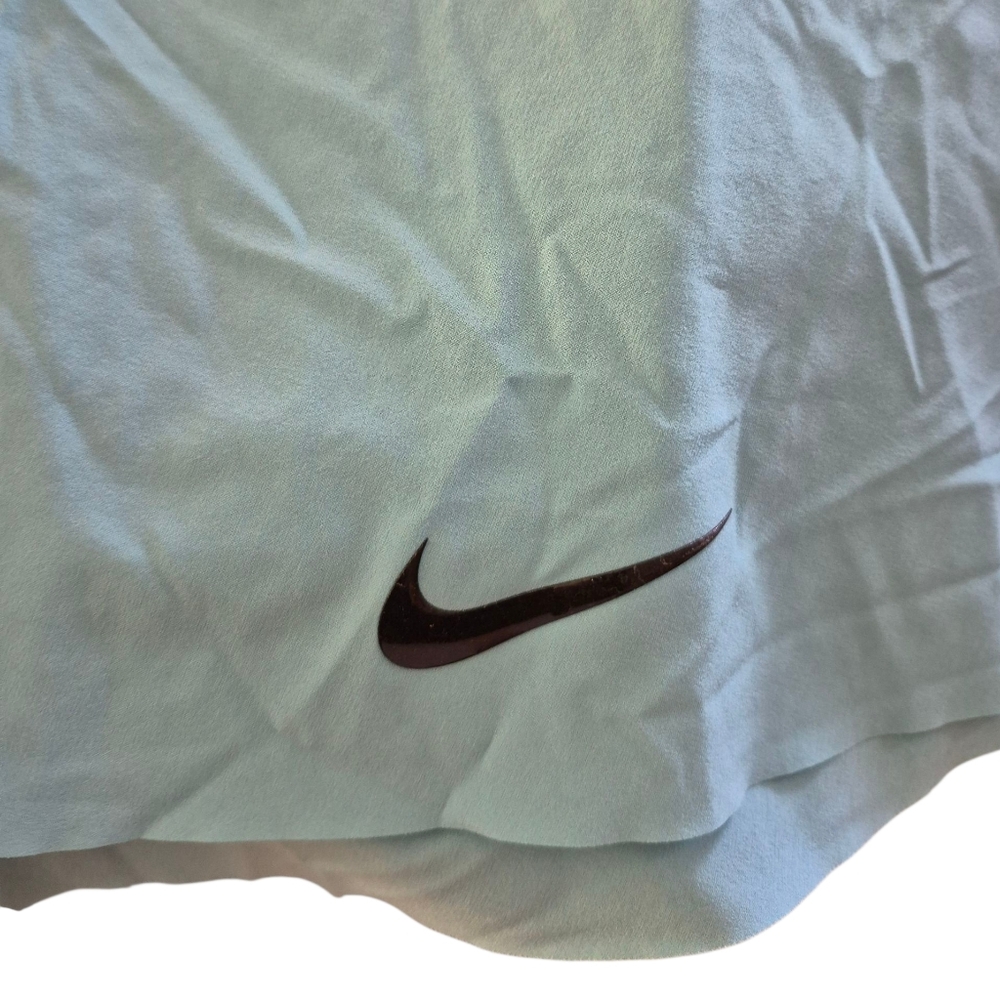 XL Nike NWT Women's 15" Dri-FIT Advantage Golf Skort Tennis Baltic Blue skirt - Picture 3 of 5